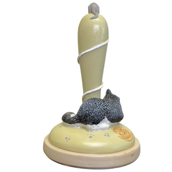 Vintage 1995 Brown Bag Cookie Art Cookie Stamp Contented Cat Kitty #9 Retired - Picture 3 of 6